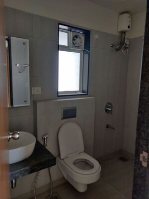 Bathroom in 3 BHK Apartment at Godrej Prime, Chembur – for Rent