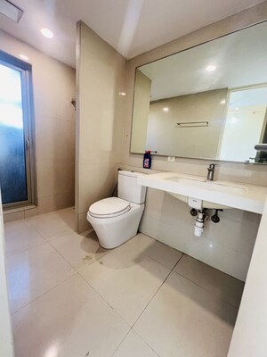 Bathroom in 2.5 BHK Apartment at Hiranandani Cardinal, Ghodbunder Road – for Rent