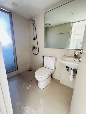 Bathroom in 1 BHK Apartment at Hiranandani Castalia, Ghodbunder Road – for Sale