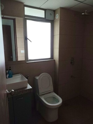 Bathroom in 4 BHK Apartment at Kalpataru Immensa, Kolshet Road – for Rent