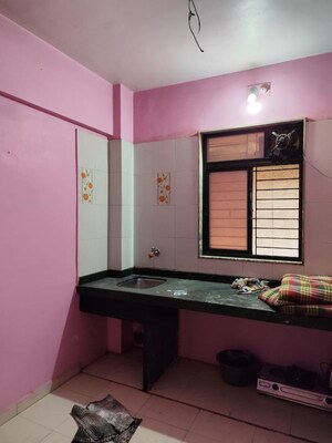 Kitchen in Studio Apartment at Dombivli West – for Rent