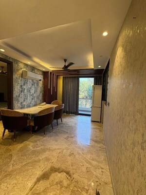 Living Room in 4 BHK Builder Floor at Emaar MGF Emerald Hills, Sector 65 – for Rent