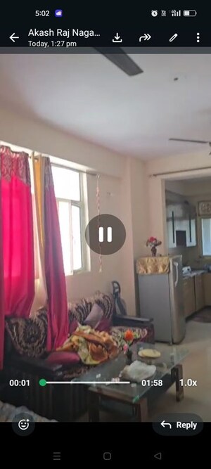 Bedroom in 1 BHK Apartment at SCC Heights, Raj Nagar Extension – for Rent