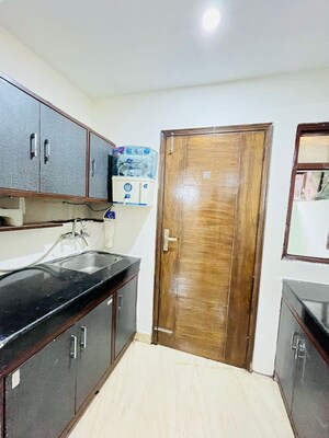Kitchen in 1 RK Builder Floor at Minarch Tower, Sector 44 – for Rent