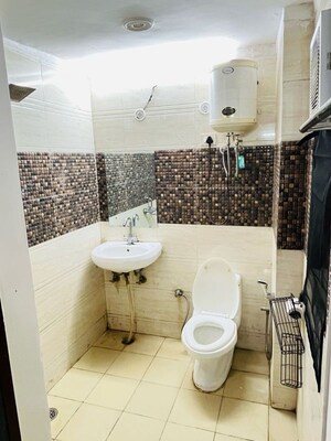 Bathroom in 1 RK Builder Floor at Minarch Tower, Sector 44 – for Rent