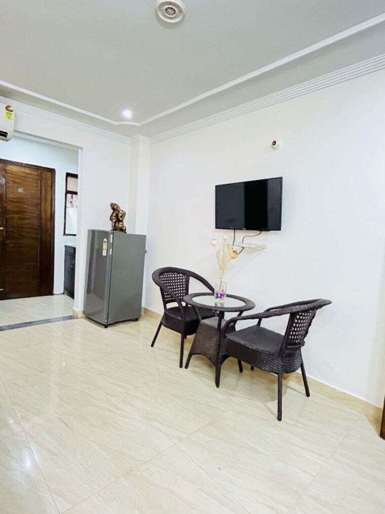 Master Bedroom, minarch-tower 1 RK 450 Sq.Ft. Builder Floor In Sector 44 Gurgaon 10180440