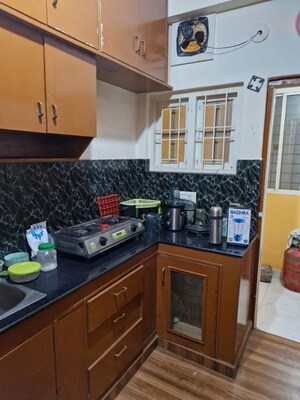 Kitchen in 2 BHK Apartment at Bhanu Paradise, Kalyan Nagar – for Rent