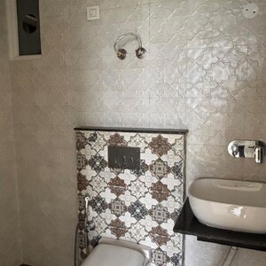 Bathroom in 3 BHK Apartment at Maxxus Elanza, Nagla Road – for Rent