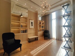 Living Room in Studio Apartment at Bhartiya City Leela Residences, Thanisandra Main Road – for Rent