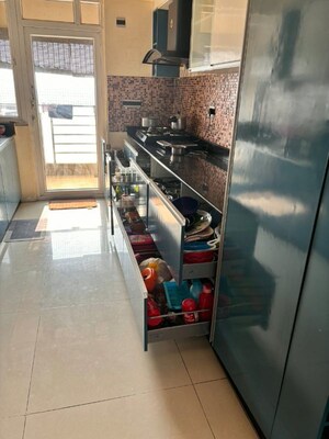 Staircase in 3 BHK Apartment at Unicca Emporis, Varthur – for Rent