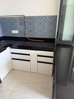 Kitchen in 1 BHK Apartment at Lodha Crown Quality Homes, Majiwada – for Rent