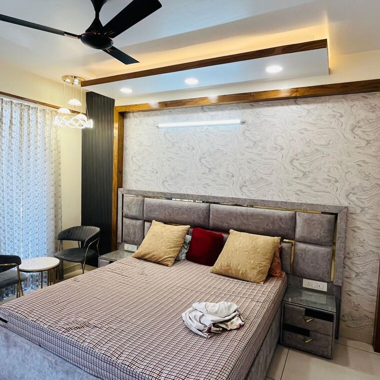 Bedroom, allwin-el-spazia 3 Bedroom 1638 Sq.Ft. Apartment In Nagla Road Zirakpur 10180655