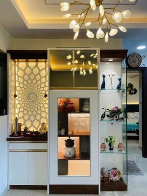 Team Area in 1.5 BHK Apartment at Dosti West County, Balkum Pada – for Rent