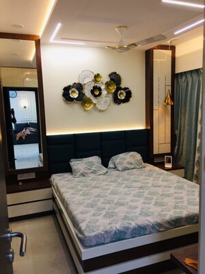 Bedroom in 1.5 BHK Apartment at Dosti West County, Balkum Pada – for Rent