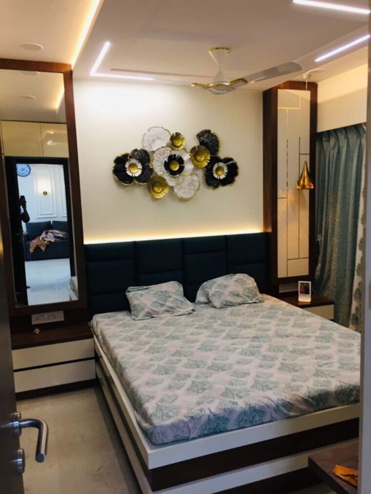 Bedroom, dosti-west-county 1.5 Bedroom 550 Sq.Ft. Apartment In Balkum Pada Thane 10180615