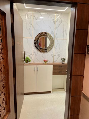 Bathroom in 1.5 BHK Apartment at Dosti West County, Balkum Pada – for Rent