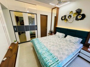 Bedroom in 1.5 BHK Apartment at Dosti West County, Balkum Pada – for Rent