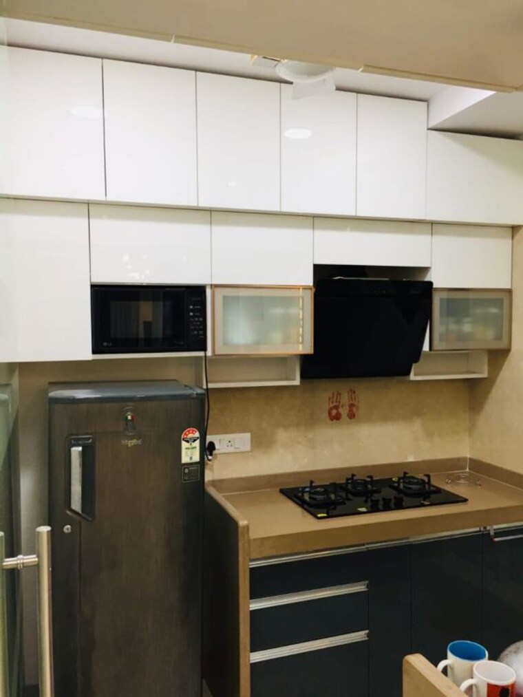 Kitchen, dosti-west-county 1.5 Bedroom 550 Sq.Ft. Apartment In Balkum Pada Thane 10180615