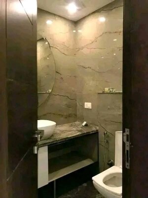 Bathroom in 3 BHK Builder Floor at Shivalik Colony – for Rent