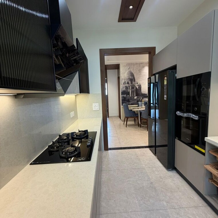Kitchen, stellar-heights 3 Bedroom 1915 Sq.Ft. Apartment In Kishanpura Zirakpur 10180912