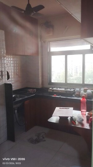Kitchen in 2 BHK Apartment at Kopar Khairane Sector 1 – for Sale