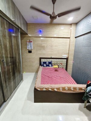 Bedroom in 1 BHK Apartment at Shree Ashirwad CHS Kopar, Kopar Khairane – for Rent