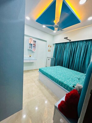 Bedroom in 3 BHK Apartment at Vasant Valley Ivy Tower, Malad East – for Rent