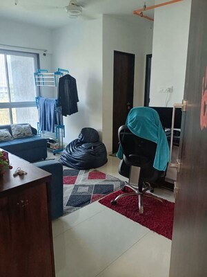 Living Room in 3 BHK Apartment at Vasant Valley Ivy Tower, Malad East – for Rent