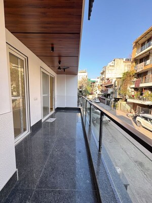 Balcony in 3 BHK Builder Floor at Shivalik Colony – for Sale