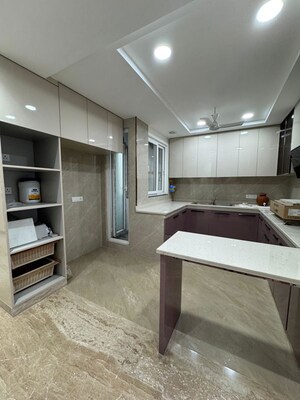 Kitchen in 3 BHK Builder Floor at Shivalik Colony – for Sale