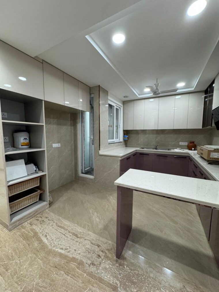 Kitchen, shivalik colony 3 Bedroom 1800 Sq.Ft. Builder Floor In Shivalik Colony Delhi 10181110