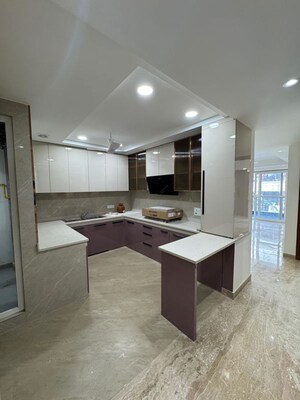 Kitchen in 3 BHK Builder Floor at Shivalik Colony – for Sale