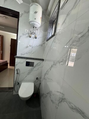 Bathroom in 1 RK Builder Floor at Kohli One Malibu Town, Sector 47 – for Rent