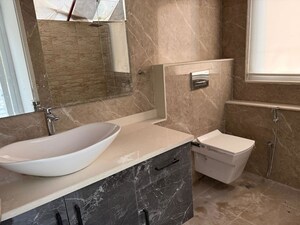 Bathroom in 1 RK Builder Floor at Kohli One Malibu Town, Sector 47 – for Rent