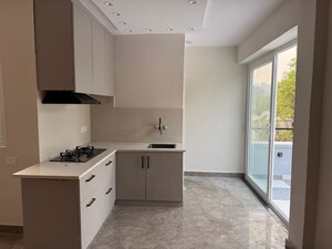Kitchen in 1 RK Builder Floor at Kohli One Malibu Town, Sector 47 – for Rent