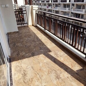 Balcony in 3 BHK Apartment at Green Valley Residencia, Nagla Road – for Rent