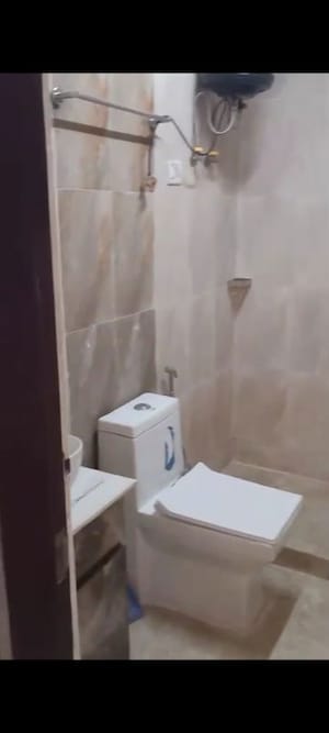 Bathroom in 2 BHK Builder Floor at Vasant Kunj – for Rent