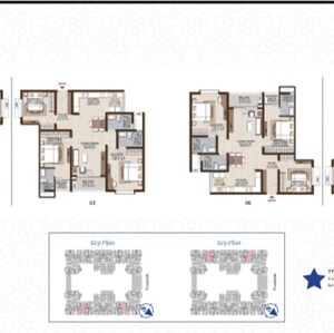 Floor Plan in 3 BHK Apartment at Bren Aspera, Bidare Agraha – for Sale