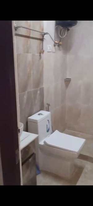 Bathroom in 2 BHK Builder Floor at Vasant Kunj – for Rent
