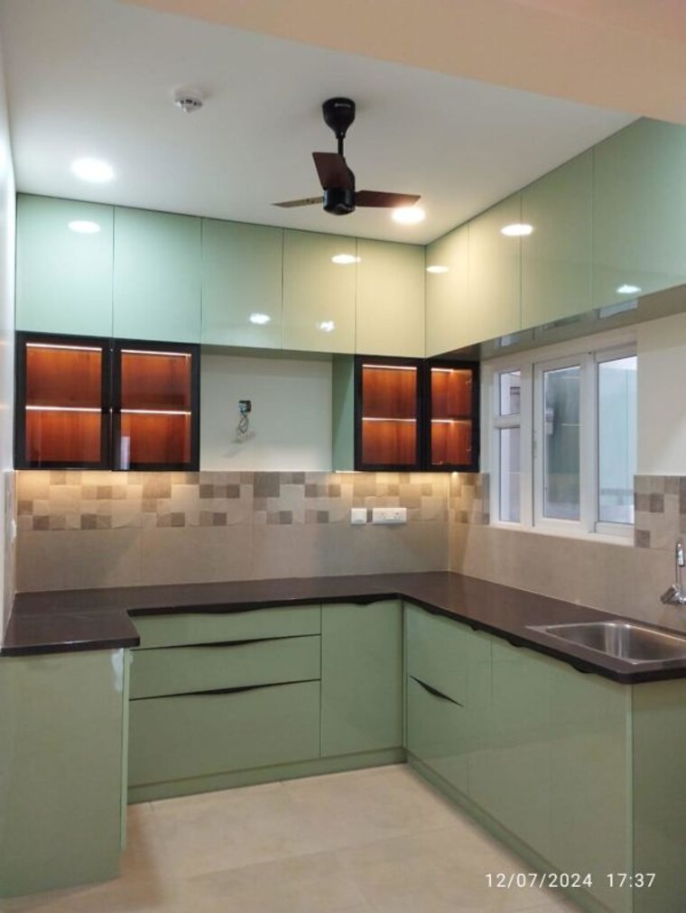 Kitchen, paryavaran complex 1 Bedroom 460 Sq.Ft. Builder Floor In Paryavaran Complex Delhi 10181326