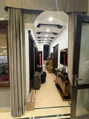 Building Lobby in 3 BHK Builder Floor at Sarvapriya Vihar – for Sale