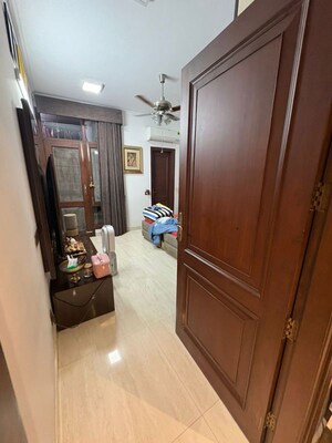 Building Lobby in 3 BHK Builder Floor at Sarvapriya Vihar – for Sale