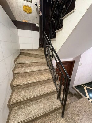 Staircase in 3 BHK Builder Floor at Sarvapriya Vihar – for Sale
