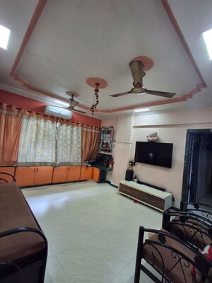 Living Room in 2 BHK Apartment at Rajashree Deep CHS, Kolbad – for Sale
