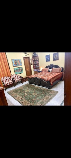 Bedroom in 3 BHK Builder Floor at Kailash Colony – for Sale