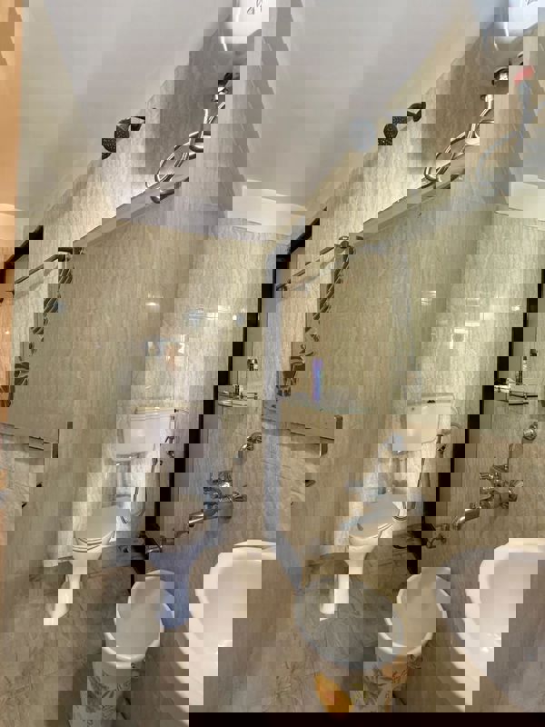 Bathroom in 3 BHK Builder Floor at Sector 43 – for Rent