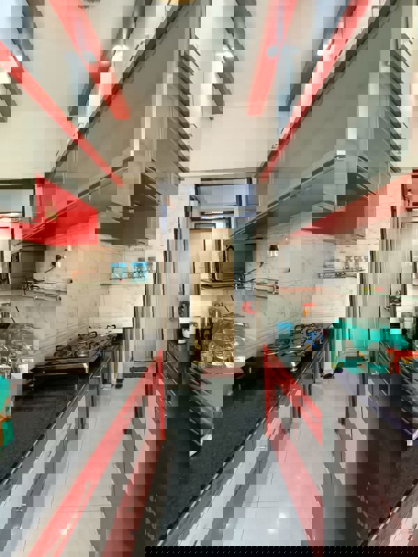 Kitchen in 3 BHK Builder Floor at Sector 43 – for Rent