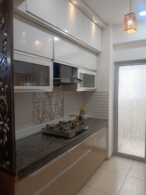 Kitchen in 2 BHK Apartment at Gulshan Bellina, Sector 16 Greater Noida – for Rent