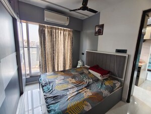 Bedroom in 1 BHK Apartment at Vaibhavlaxmi Peak 25, Vikhroli East – for Rent