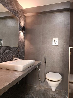 Bathroom in 3 BHK Apartment at Fairmont Bandra, Bandra West – for Rent